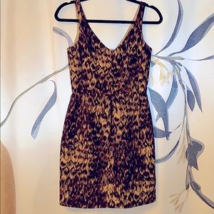 J.Crew Leopard Cocktail Sheath Dress